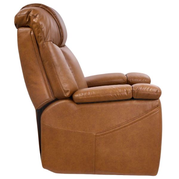 Golden Technologies Rhea with Twilight & Nirvana Power Lift Chair PR447 in Sparrow Fabric Right Side View