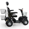 Image of Green Transporter Cheeta Ninja All-Terrain Mobility Scooter Dual Seat Side View