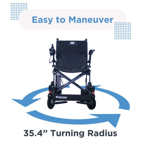 Journey Air (2026 Model) Lightweight Folding Power Chair