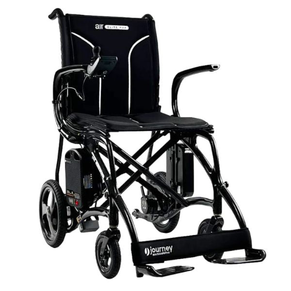 Journey Air Elite Max Portable Folding Power Wheelchair Angle Right Front View