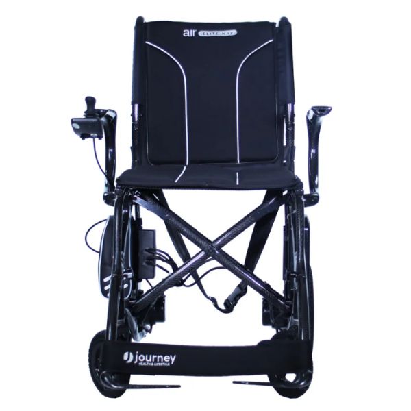 Journey Air Elite Max Portable Folding Power Wheelchair Front View