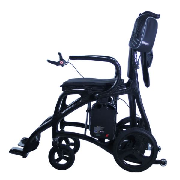 Journey Air Elite Max Portable Folding Power Wheelchair Left Side View