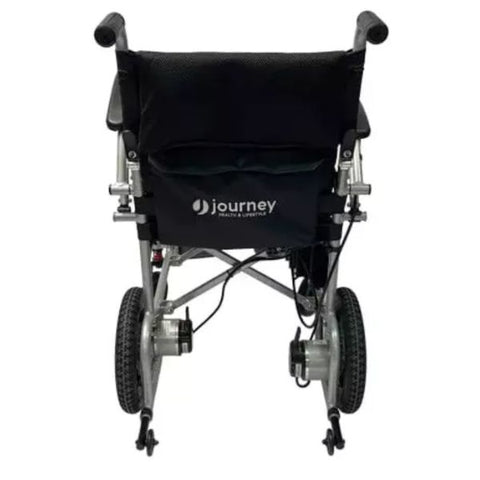 Journey Air Lightweight Folding Power Chair Rear View