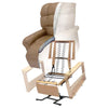 Image of Journey Health and Lifestyle Perfect Sleep Chair Deluxe 5 Zone Lift Chair Materials View