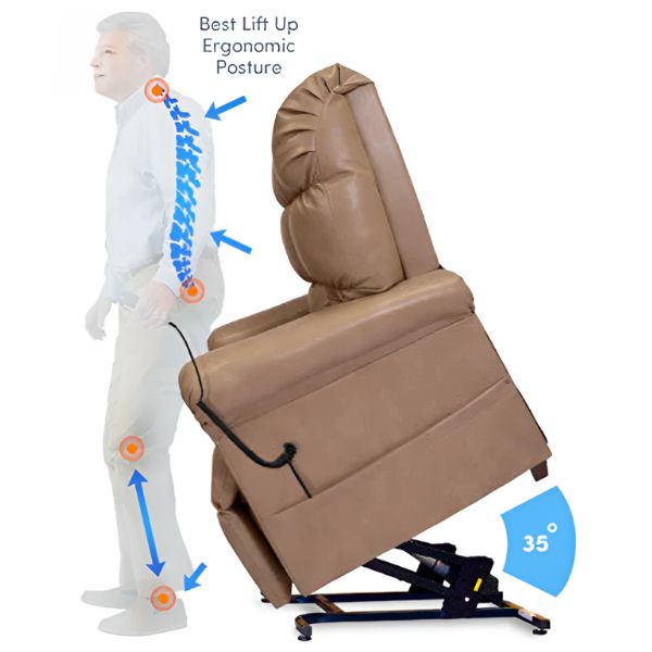 Journey Health and Lifestyle Perfect Sleep Chair Deluxe 5 Zone Lift Ch