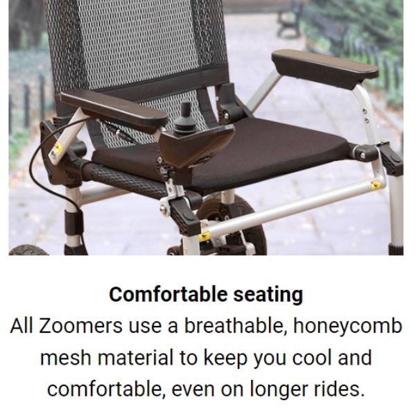 Journey Zoomer Chair Portable Lightweight Power Wheelchair