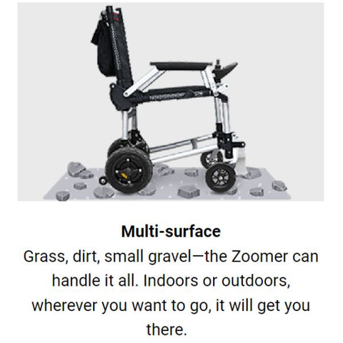 Journey Zoomer Chair Portable Lightweight Power Wheelchair