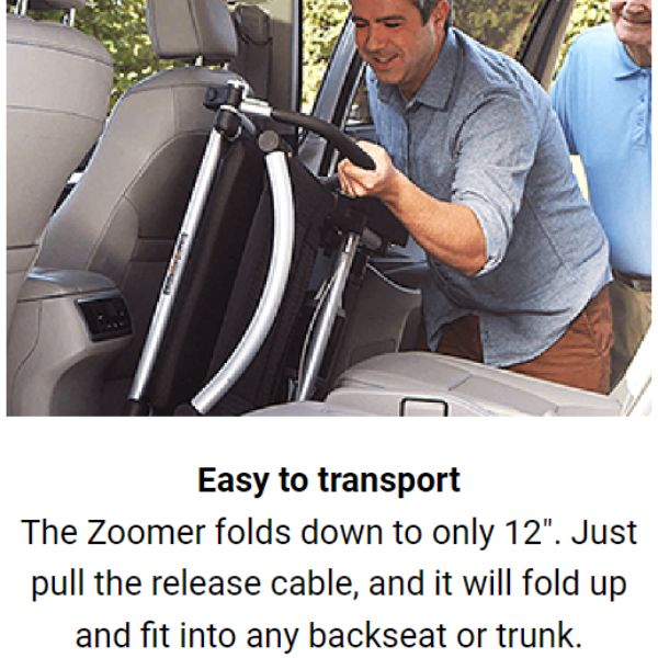 Journey Zoomer Chair Portable Lightweight Power Wheelchair