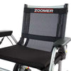 Image of Journey Zoomer Chair Logo Zoomed in On the Seat
