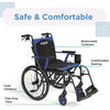Image of Journey So Lite C2 Ultra Lightweight Wheelchair in  Blue Color  Features