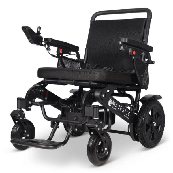 ComfyGo MAJESTIC 440 HD Plus Remote-Control Heavy-Duty Power Wheelchair Angle Left View