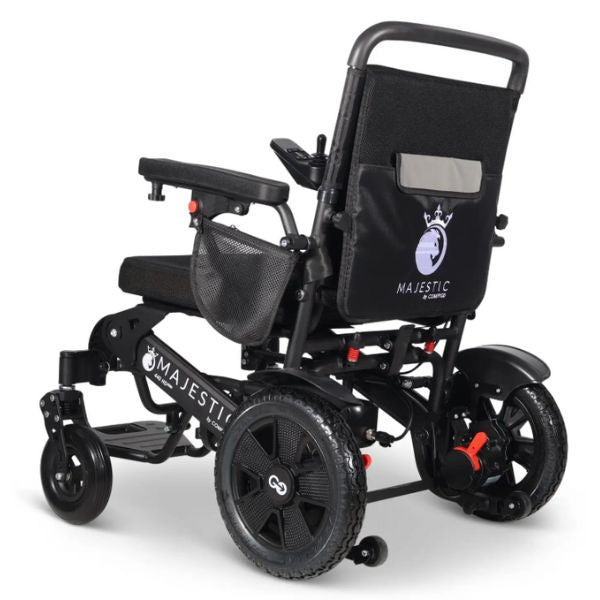 ComfyGo MAJESTIC 440 HD Plus Remote-Control Heavy-Duty Power Wheelchair Rear Left View