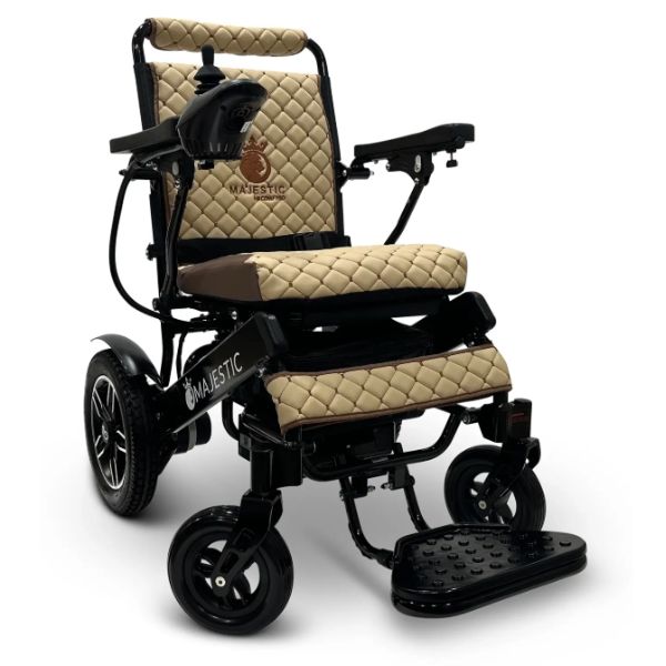  MAJESTIC IQ-8000 Remote Controlled Lightweight Electric Wheelchair Coffee Cushion