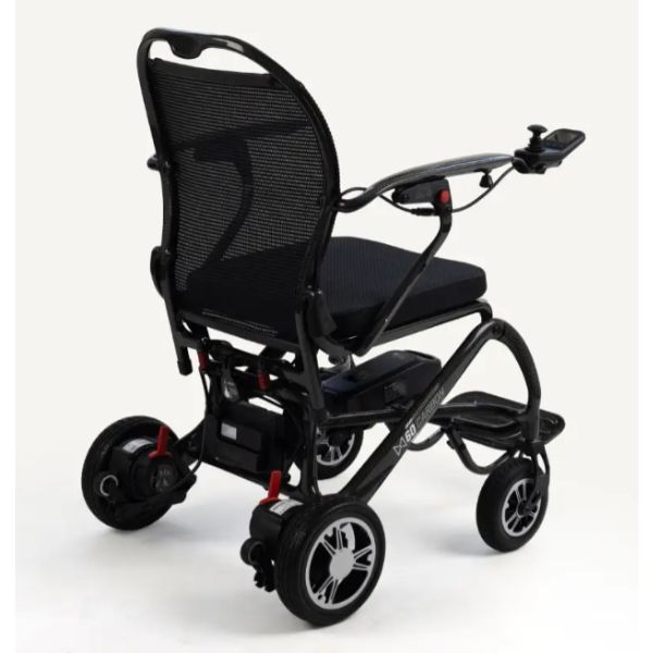 MM60 Carbon Ultra-Lightweight Folding Power Chair Right Rear View