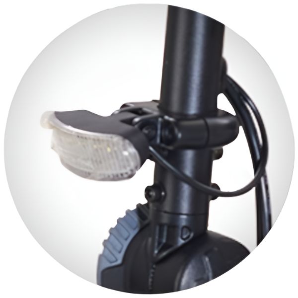 Golden Technologies Buzzaround XLS-HD 3-Wheel Travel Scooter GB121B-SHZ Front Led Light