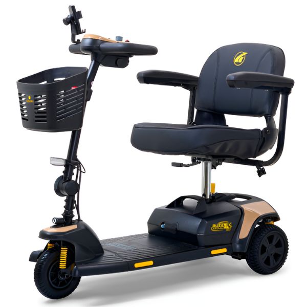 Golden Technologies Buzzaround XLS-HD 3-Wheel Travel Scooter GB121B-SHZ Dessert Tan Color