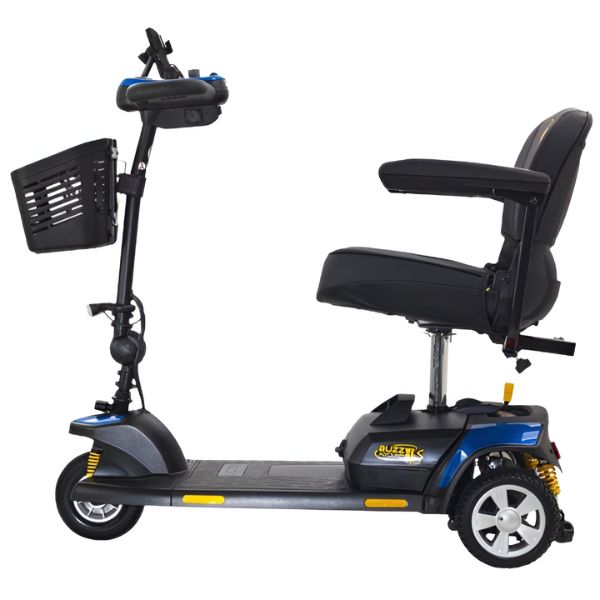 Golden Technologies Buzzaround XLS-HD 3-Wheel Travel Scooter GB121B-SHZ Left Side View