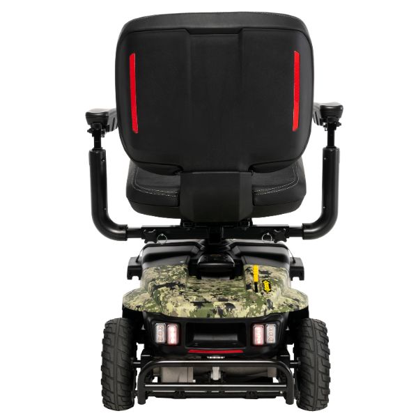Pride Baja Bandit Portable Mobility Scooter BA140 Camo Color Back View
