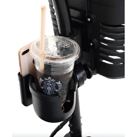 Metro Mobility Max Sport Portable 4-Wheel Mobility Scooter 2-in-1 Cup and Phone Holder