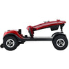 Image of Metro Mobility Max Plus 4-Wheel Mobility Scooter ed Color Folded View Without the Chair and Basket