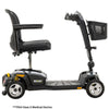 Image of Pride Mobility Go-Go Endurance Li Travel Mobility Scooter Euro grey right Side View