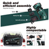 Image of Metro Mobility Max Plus 4-Wheel Mobility Scooter merald Color Dsassembled View