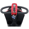 Image of Metro Mobility Max Plus 4-Wheel Mobility Scooter Red Color 2 Front Cup Holders and Handle