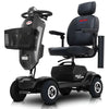 Image of Metro Mobility Max Plus 4-Wheel Mobility Scooter Metallic Grey Cor