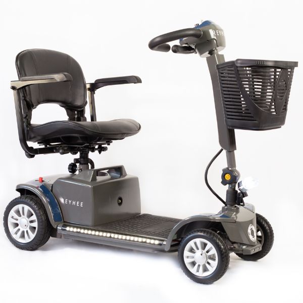 Reyhee Cruiser (R100) 4-Wheel Electric Mobility Scooter Blue Color