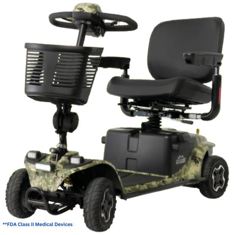 MS-5000 Foldable Mobility Scooters Camo Color