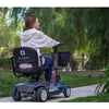Image of Reyhee Cruiser 4-Wheel Mobility Scooter Blue Color Right Side Back View