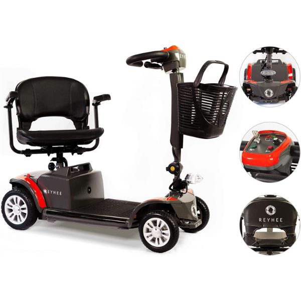 Reyhee Cruiser 4-Wheel Mobility Scooter Features