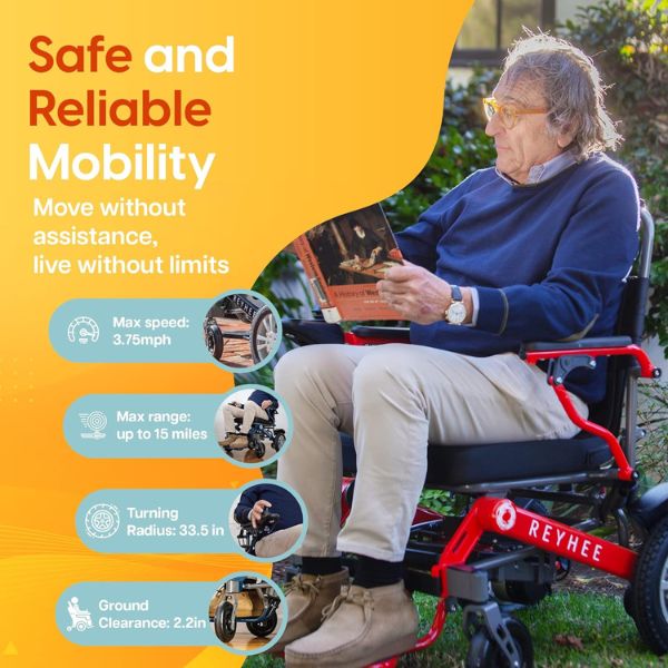 Reyhee Roamer (XW-LY001) Folding Electric Wheelchair Specifications