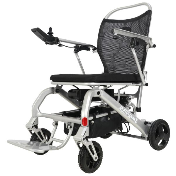 Matrix Ultra 2 Carbon Fiber Folding Power Wheelchair Silverado Silver