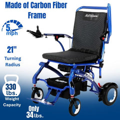 Matrix Ultra Carbon Fiber Folding Electric Wheelchair
