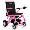 Image of Matrix Ultra Carbon Fiber Portable Electric Wheelchair By Discover Your Mobility in Pink Frame