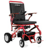 Image of Matrix Ultra Carbon Fiber Portable Electric Wheelchair By Discover Your Mobility in Red Frame