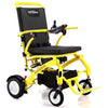 Image of Matrix Ultra Carbon Fiber Portable Electric Wheelchair By Discover Your Mobility in Yellow Frame