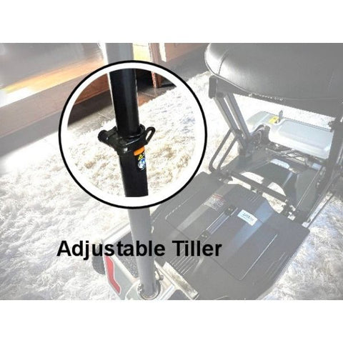 Megatrone Automatic Folding 4 Wheel Electric Scooter Adjustable Tiller