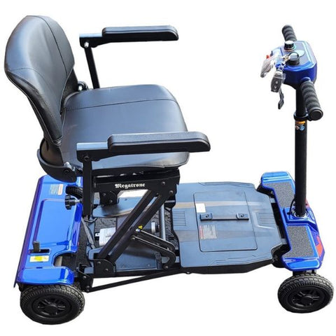Megatrone Automatic Folding 4 Wheel Electric Scooter Angled Right Top View
