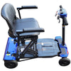 Image of Megatrone Automatic Folding 4 Wheel Electric Scooter Angled Right Top View