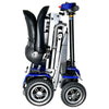 Image of Megatrone Automatic Folding 4 Wheel Electric Scooter Folded Side View