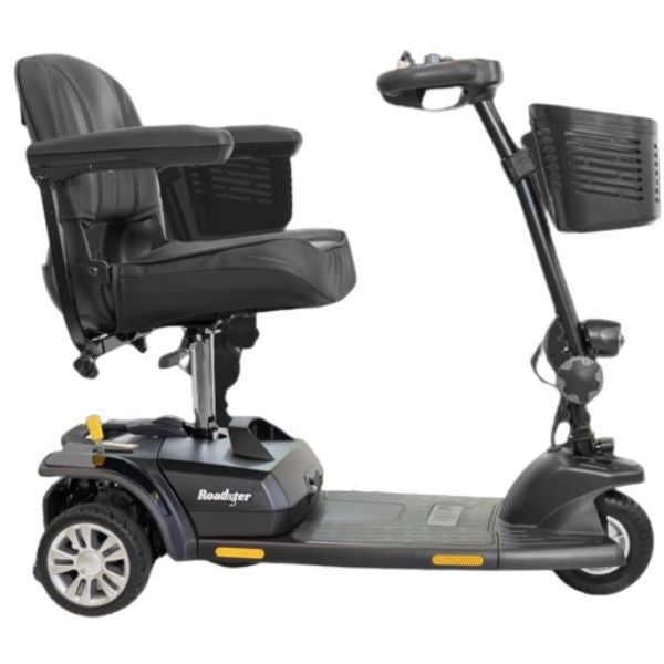 Merits S731R S3 Roadster 3-Wheel Mobility Travel Scooter Blue Color Side View