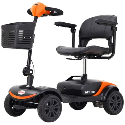 Metro Mobility M1 Lite 4-Wheel Mobility Scooter Orange Color