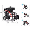 Image of Metro Mobility iTravel Lite Folding Power Wheelchair Folded View