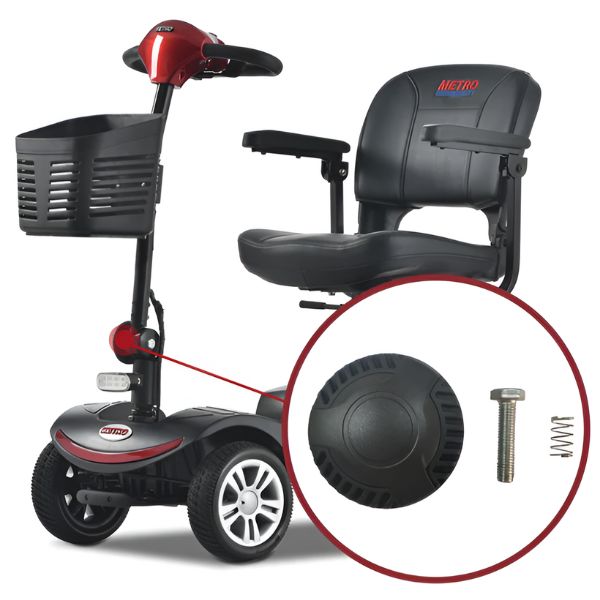 Metro Mobility Adjustable Front Tiller Knob 3 Parts Sets