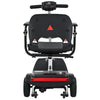 Image of Metro Mobility Air Classic 3-Wheel Transportable Mobility Scooter Gloss Black Color Back View