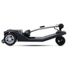 Image of Metro Mobility Air Classic 3-Wheel Transportable Mobility Scooter Gloss Black Color Folded View without the Seat