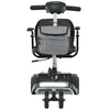 Image of Metro Mobility Air Classic 3-Wheel Transportable Mobility Scooter Gloss Black Color Front View