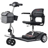 Image of Metro Mobility Air Classic 3-Wheel Transportable Mobility Scooter Gloss Black Color